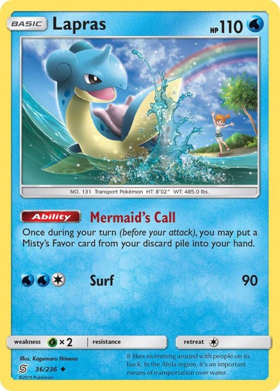 Lapras - Reverse Holo