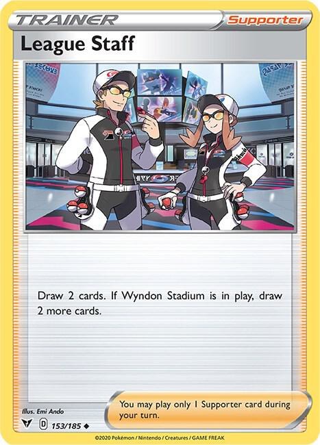 League Staff - Reverse Holo