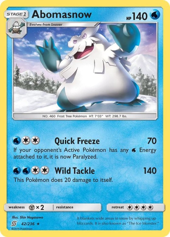 Abomasnow - Reverse Holo