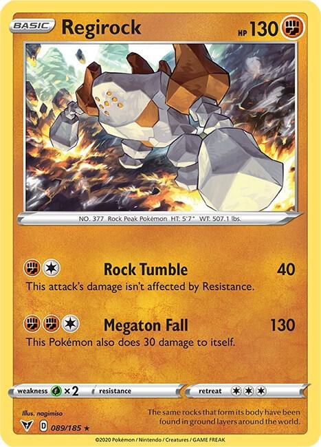 Regirock - Reverse Holo