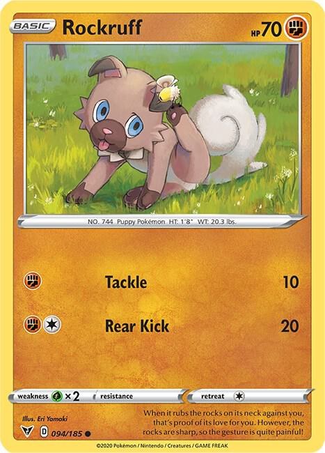 Rockruff - Reverse Holo