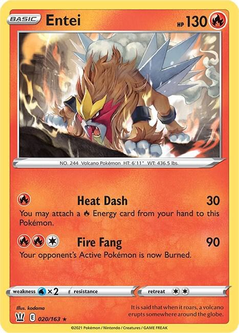 Entei - Reverse Holo