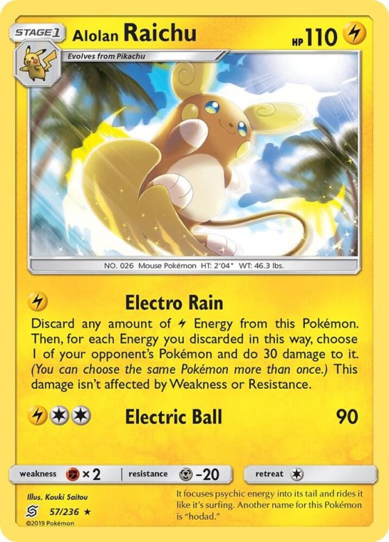Alolan Raichu - Holo