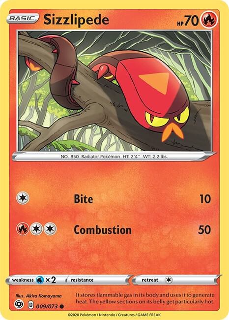Sizzlipede - Reverse Holo