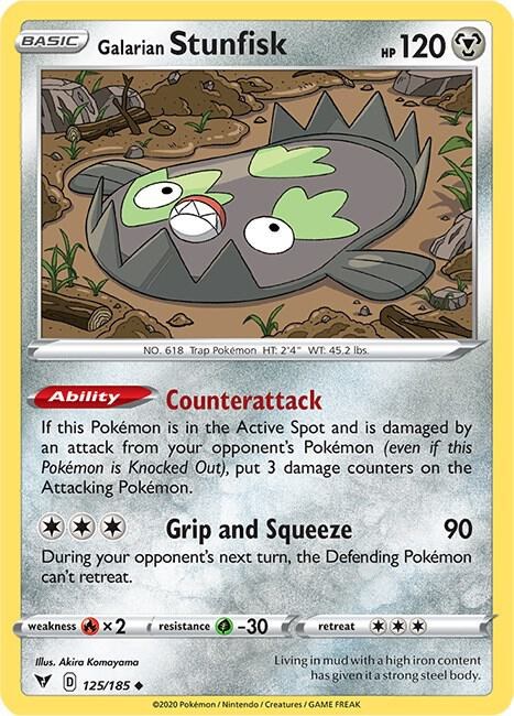 Galarian Stunfisk - Reverse Holo