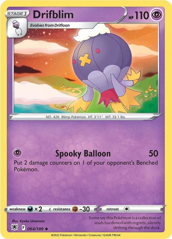 Drifblim - Reverse Holo