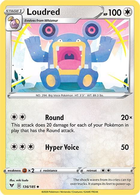 Loudred - Reverse Holo