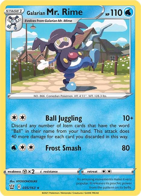 Galarian Mr. Rime - Reverse Holo