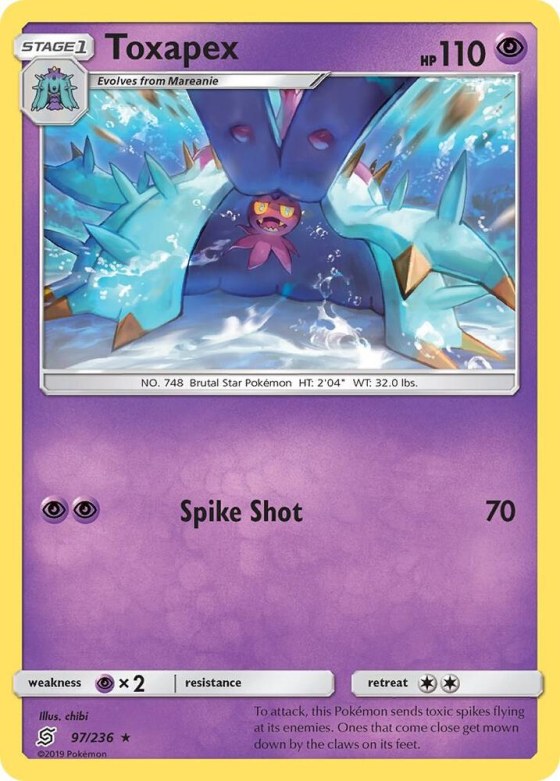 Toxapex - Reverse Holo