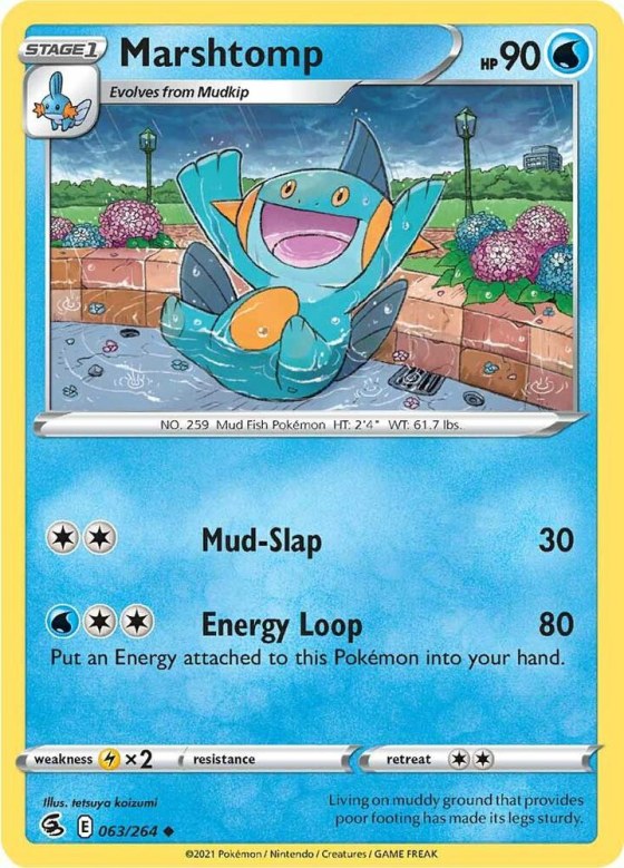 Marshtomp - Reverse Holo