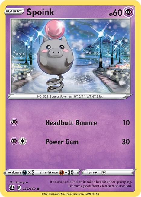 Spoink - Reverse Holo