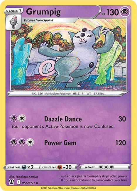 Grumpig - Reverse Holo