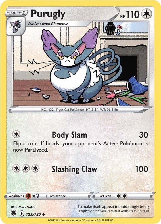 Purugly - Reverse Holo