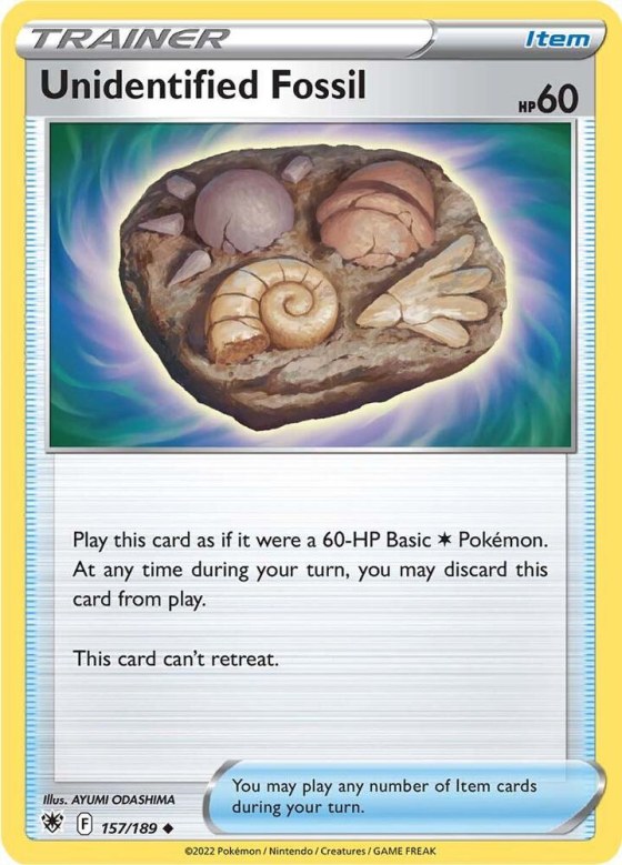 Unidentified Fossil - Reverse Holo