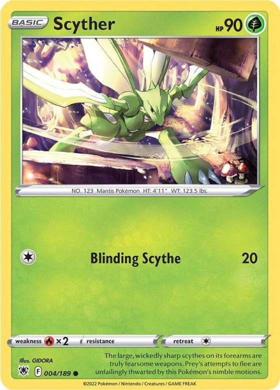 Scyther (004) - Reverse Holo