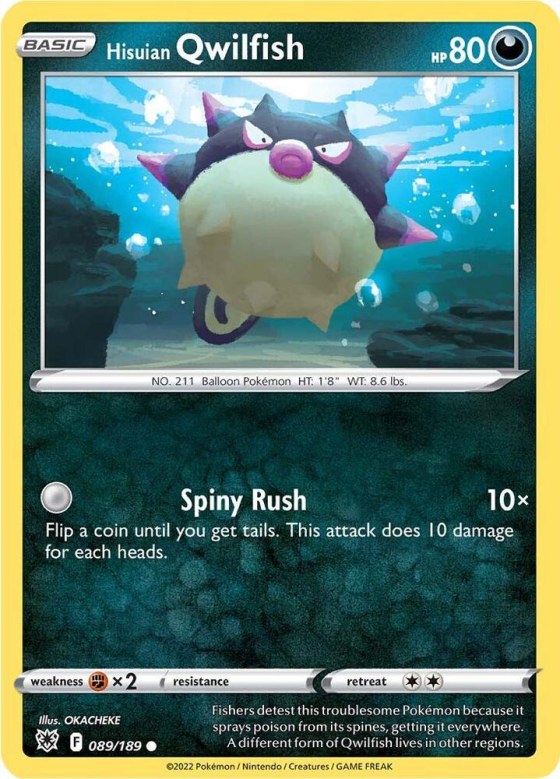 Hisuian Qwilfish (89) - Reverse Holo