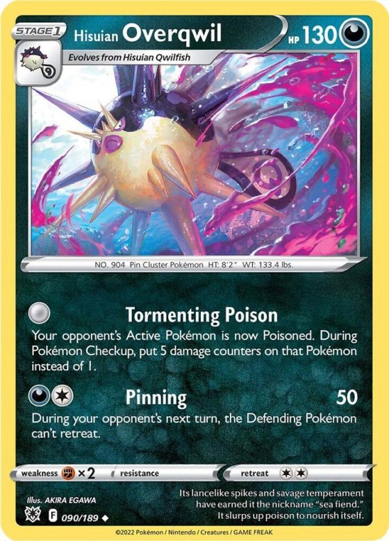 Hisuian Overqwil (90) - Reverse Holo