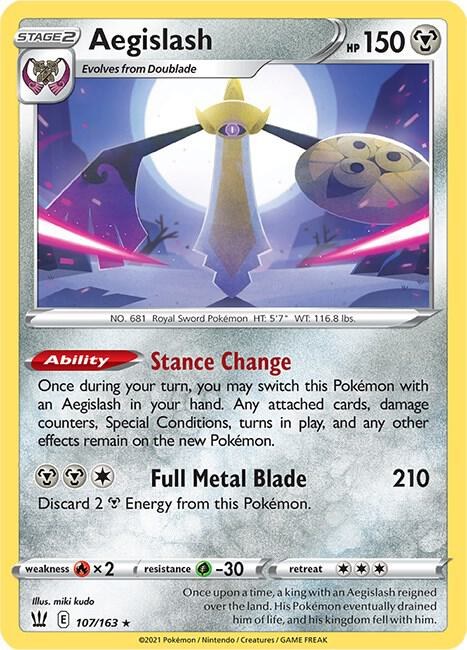 Aegislash (107) - Reverse Holo