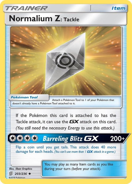 Normalium Z: Tackle - Reverse Holo