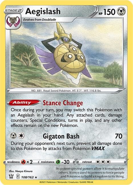 Aegislash (108) - Reverse Holo