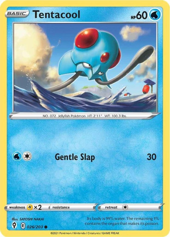 Tentacool - Reverse Holo
