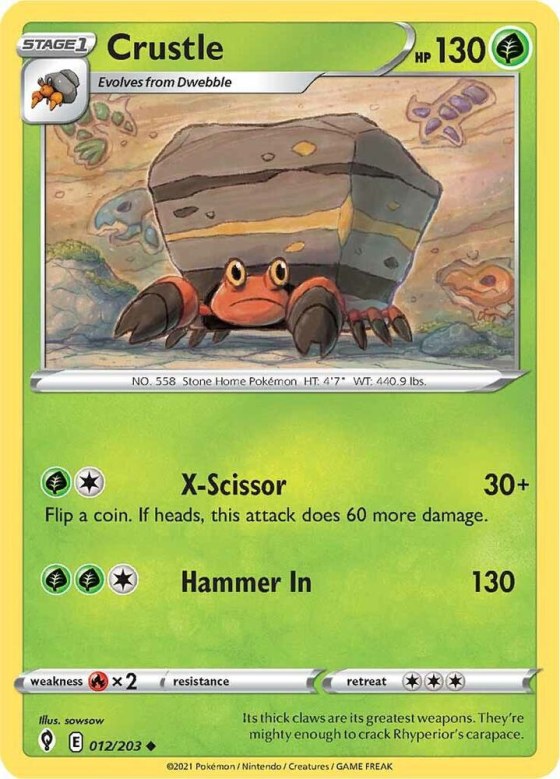 Crustle - Reverse Holo