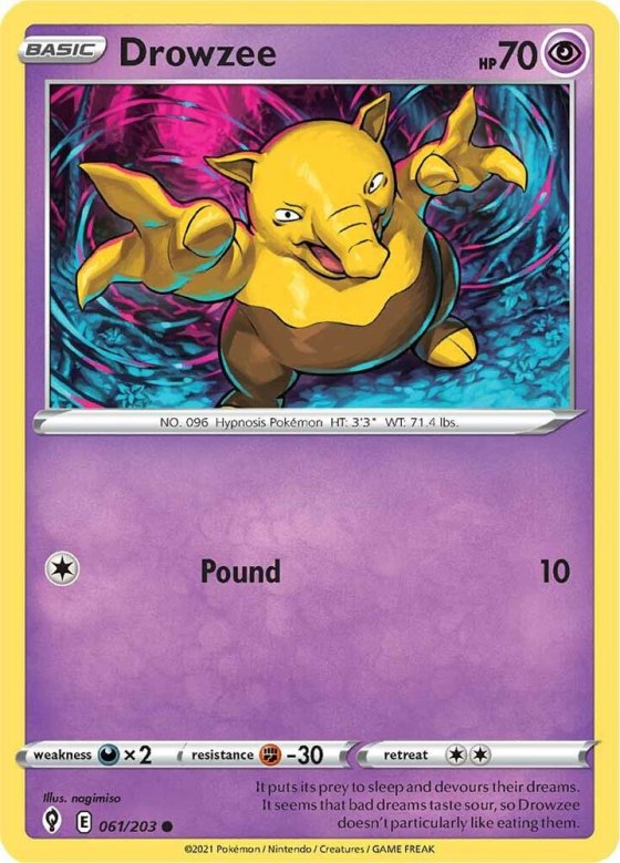 Drowzee - Reverse Holo