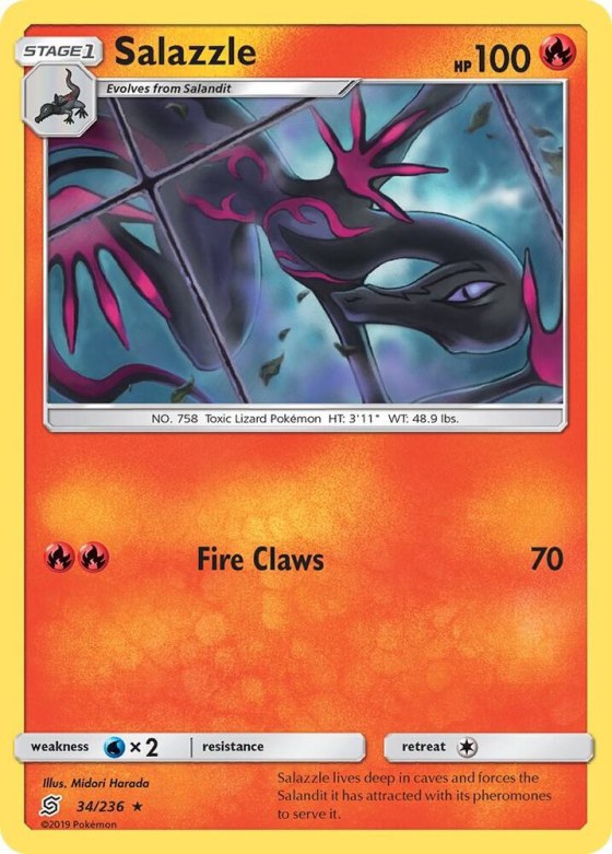 Salazzle (34) - Reverse Holo