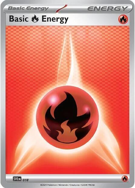 Basic Fire Energy - Reverse Holo