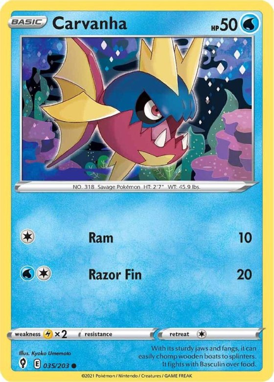 Carvanha - Reverse Holo