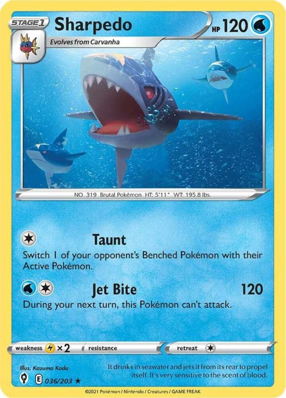 Sharpedo - Reverse Holo
