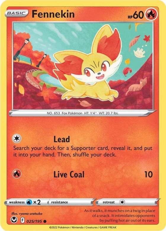 Fennekin - Reverse Holo