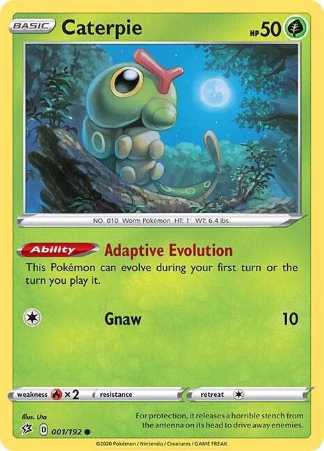 Caterpie - Reverse Holo