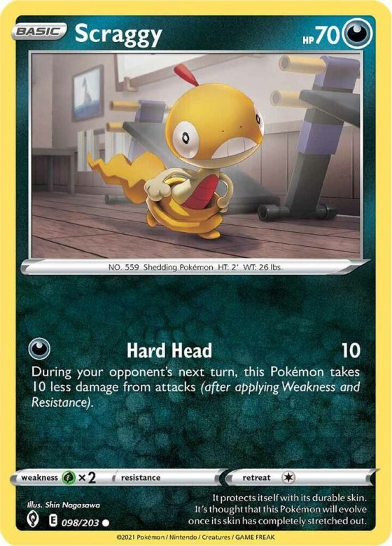 Scraggy - Reverse Holo