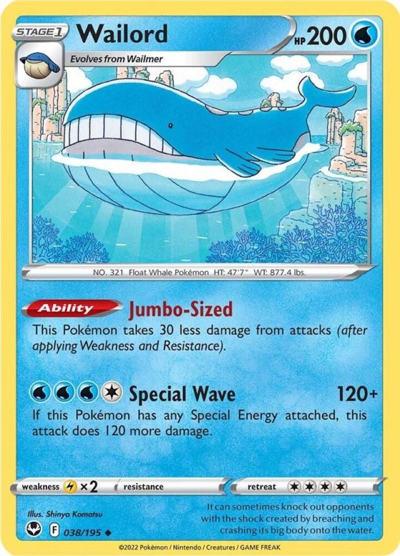 Wailord - Reverse Holo