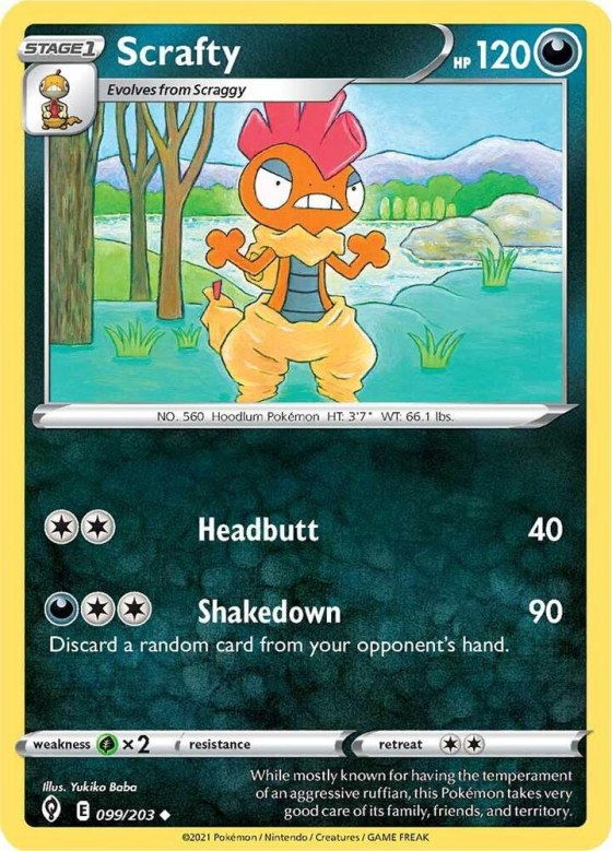Scrafty - Reverse Holo