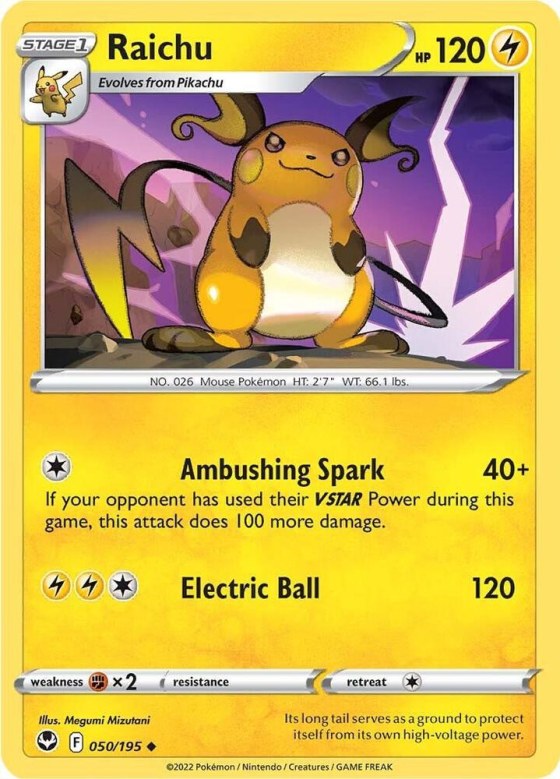 Raichu - Reverse Holo