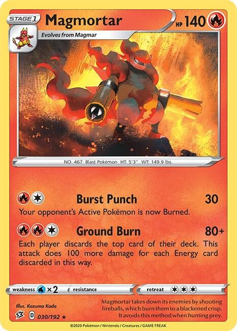 Magmortar - Reverse Holo