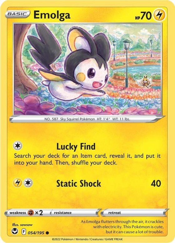 Emolga - Reverse Holo