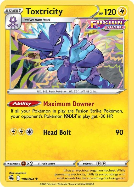 Toxtricity (108) - Reverse Holo