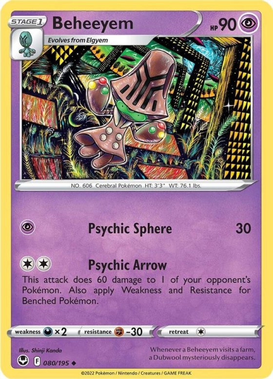 Beheeyem - Reverse Holo