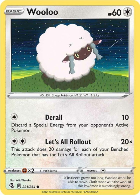 Wooloo (221) - Reverse Holo