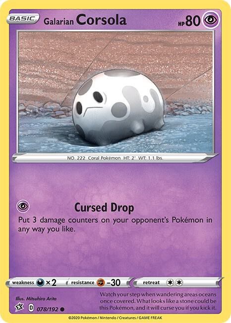 Galarian Corsola - Reverse Holo
