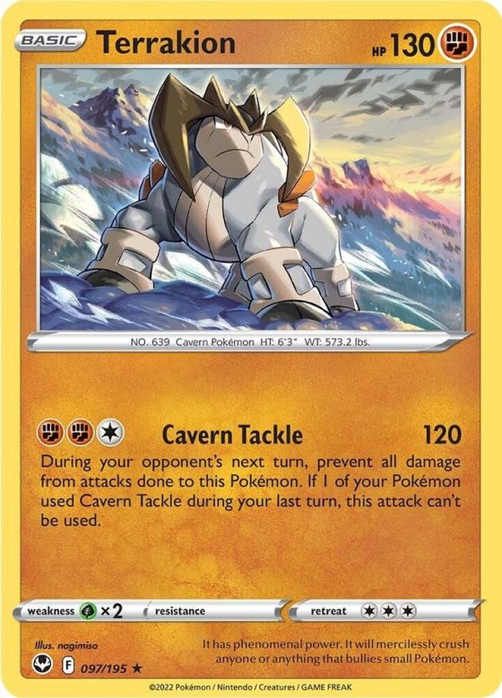 Terrakion - Reverse Holo