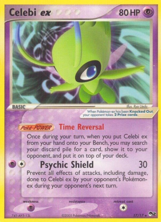 Celebi ex (Non-Holo) - Holo