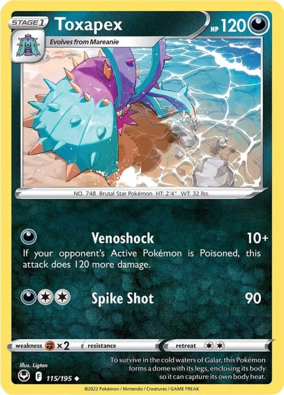 Toxapex - Reverse Holo