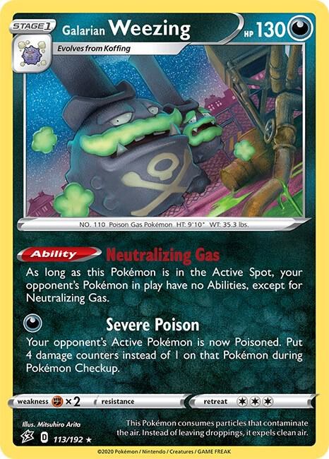 Galarian Weezing - Reverse Holo