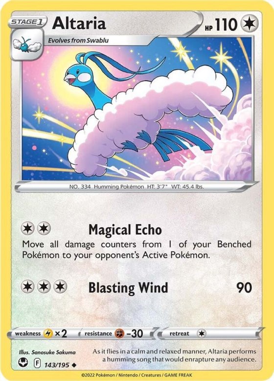 Altaria - Reverse Holo
