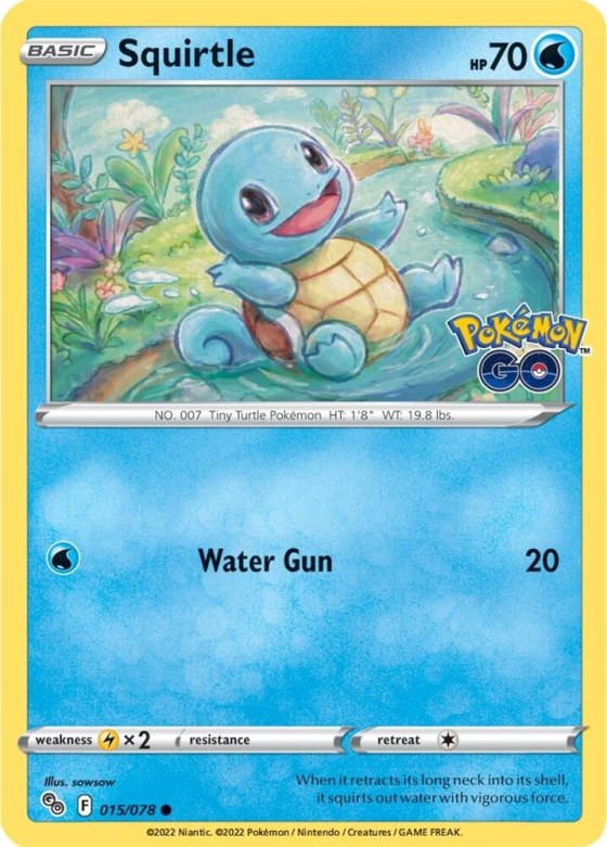 Squirtle - Reverse Holo