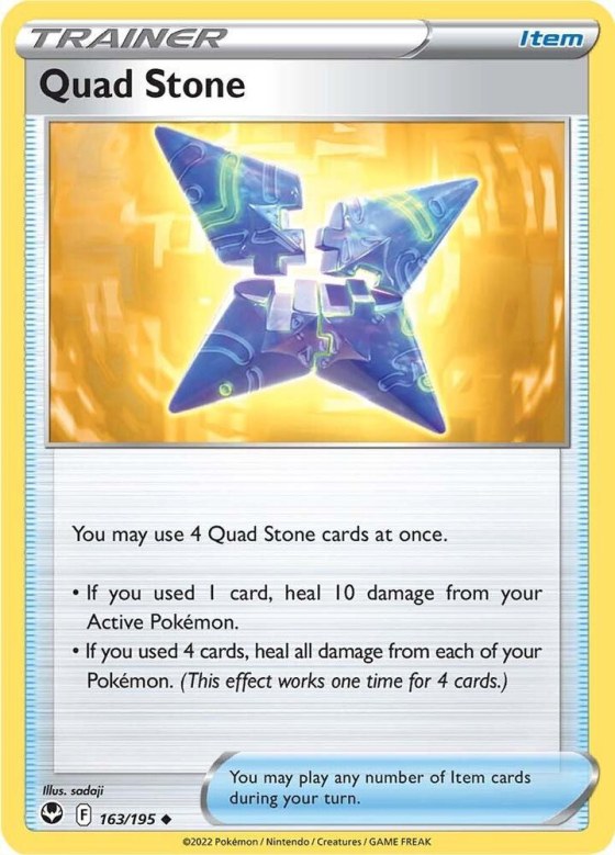 Quad Stone - Reverse Holo